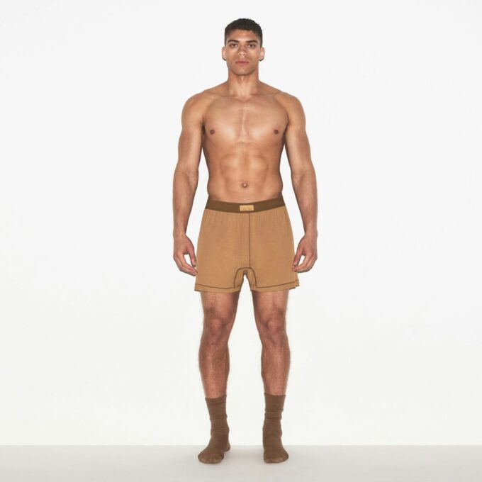 SKIMS Baumwoll-Strickboxershorts für Herren, 3er-Pack SKIMS Baumwoll-Strickboxershorts für Herren, 3er-Pack