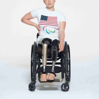 SKIMS FÜR DAS USA-BAUMWOLLTRIKOTS-PARALYMPIA-T-SHIRT