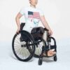SKIMS FÜR DAS USA-BAUMWOLLTRIKOTS-PARALYMPIA-T-SHIRT SKIMS FÜR DAS USA-BAUMWOLLTRIKOTS-PARALYMPIA-T-SHIRT