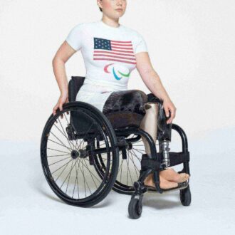 SKIMS FÜR DAS USA-BAUMWOLLTRIKOTS-PARALYMPIA-T-SHIRT