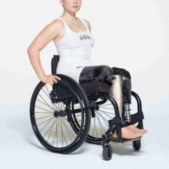 SKIMS FÜR TEAM USA BAUMWOLLRIPPEN-PARALYMPISCHES TANK