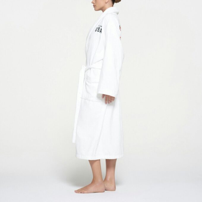 SKIMS FÜR TEAM USA TERRY OLYMPIC UNISEX-ROTENBAUM SKIMS FÜR TEAM USA TERRY OLYMPIC UNISEX-ROTENBAUM