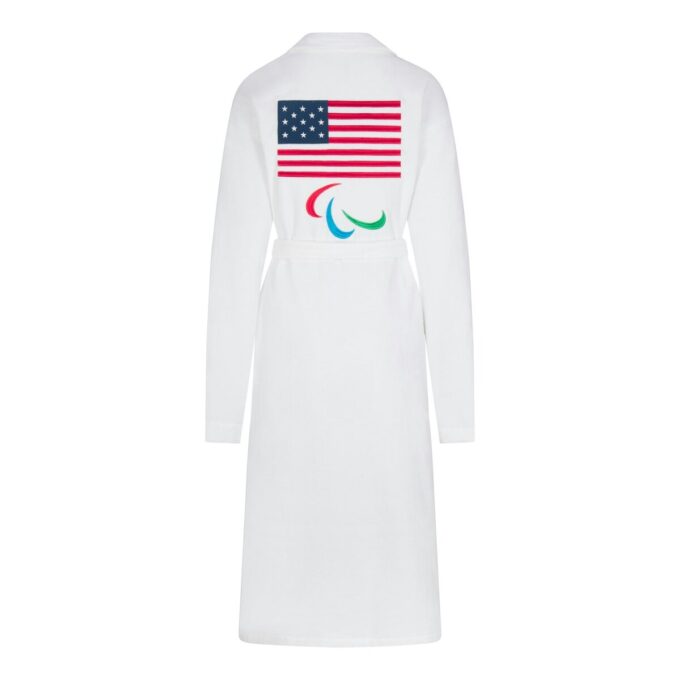 SKIMS FÜR TEAM USA TERRY PARALYMPIC UNISEX ROBE SKIMS FÜR TEAM USA TERRY PARALYMPIC UNISEX ROBE