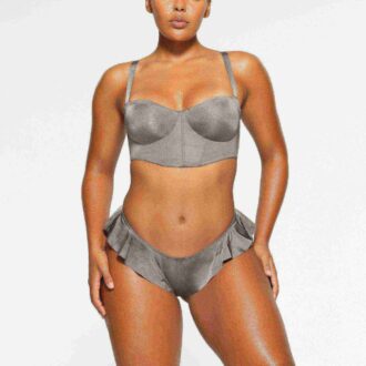 SKIMS LOGO SHINE BALCONETTE CORSET BH