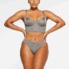 SKIMS LOGO SHINE DEMI CORSET BH SKIMS LOGO SHINE DEMI CORSET BH