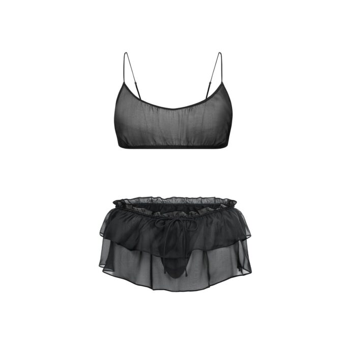 SKIMS ROMANCE BRALETTE- UND ROCK-SET SKIMS ROMANCE BRALETTE- UND ROCK-SET