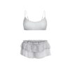SKIMS ROMANCE BRALETTE- UND ROCK-SET SKIMS ROMANCE BRALETTE- UND ROCK-SET