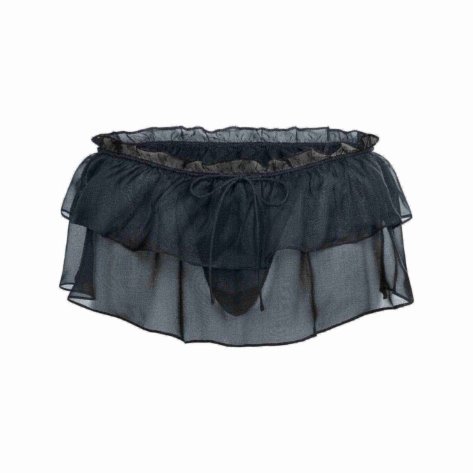 SKIMS ROMANCE BRALETTE- UND ROCK-SET SKIMS ROMANCE BRALETTE- UND ROCK-SET