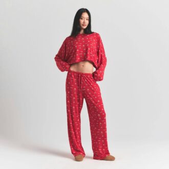 SKIMS SLEEP CROPPED LANGARM- UND HOSENSET