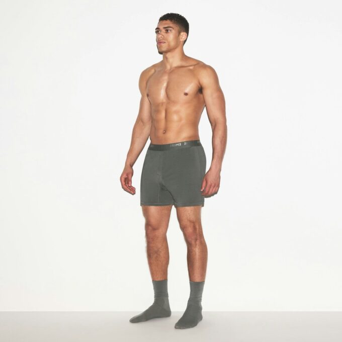 SKIMS STRETCH Herren-Strickboxershorts, 3er-Pack SKIMS STRETCH Herren-Strickboxershorts, 3er-Pack