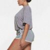 SKIMS TRACK MESH OVERSIZED T-SHIRT