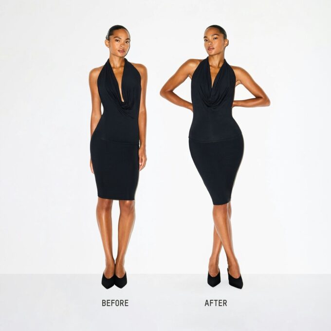 SKIMS ULTIMATIVER BODYSUIT FÜR PO UND HÜFTE MITTE DES OBERSCHENKELS SKIMS ULTIMATIVER BODYSUIT FÜR PO UND HÜFTE MITTE DES OBERSCHENKELS