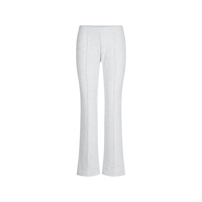 Slim-Fit-Hose aus Baumwollfleece mit niedrigem Bund Slim-Fit-Hose aus Baumwollfleece mit niedrigem Bund