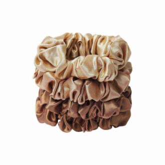 SLIP X SKIMS PURE SILK GROSSE SCRUNCHIES 4ER-PACK SLIP X SKIMS PURE SILK GROSSE SCRUNCHIES 4ER-PACK