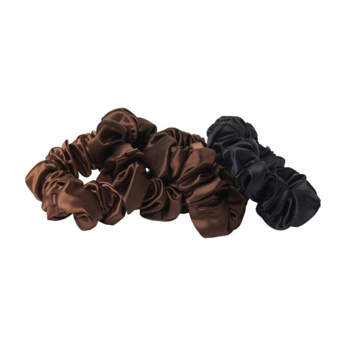 SLIP X SKIMS PURE SILK GROSSE SCRUNCHIES 4ER-PACK SLIP X SKIMS PURE SILK GROSSE SCRUNCHIES 4ER-PACK
