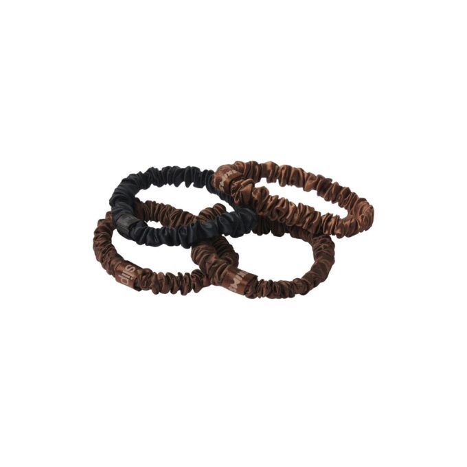 SLIP X SKIMS PURE SILK SKINNY SCRUNCHIES 4ER-PACK SLIP X SKIMS PURE SILK SKINNY SCRUNCHIES 4ER-PACK