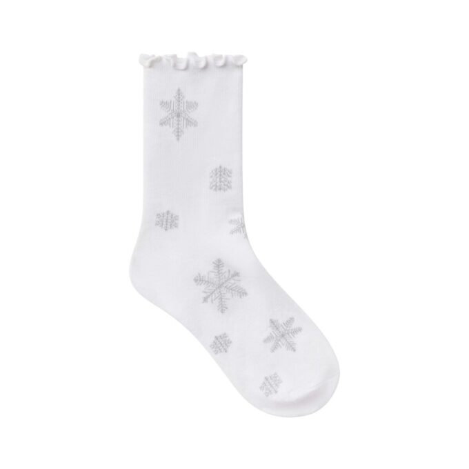 Socken mit Salatrand