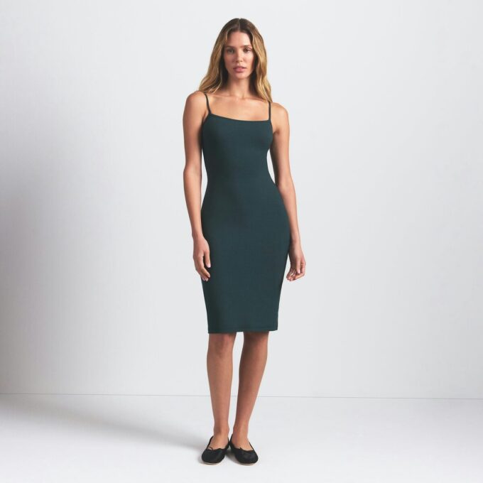SOFT LOUNGE MIDI SLIP KLEID SOFT LOUNGE MIDI SLIP KLEID