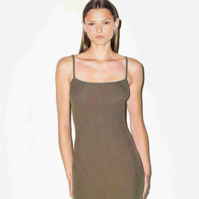 SOFT LOUNGE MIDI SLIP KLEID SOFT LOUNGE MIDI SLIP KLEID