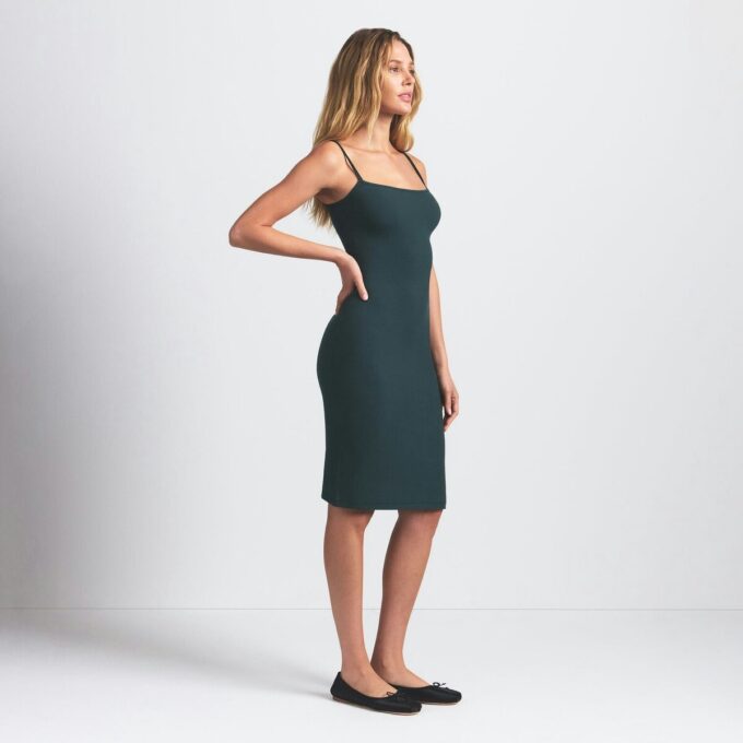 SOFT LOUNGE MIDI SLIP KLEID SOFT LOUNGE MIDI SLIP KLEID