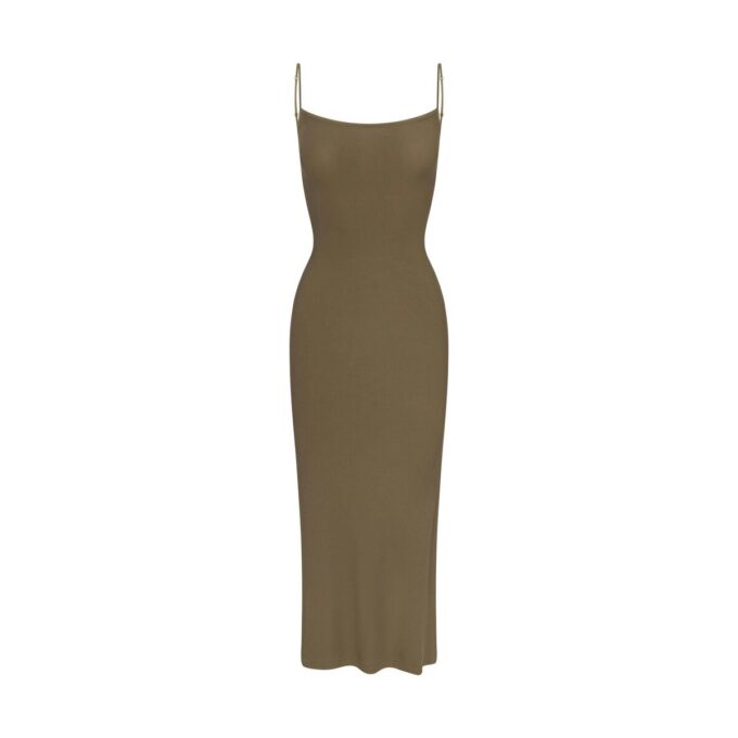 SOFT LOUNGE MIDI SLIP KLEID SOFT LOUNGE MIDI SLIP KLEID