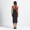 Strassbesetztes Strick-Halter-Midikleid Strassbesetztes Strick-Halter-Midikleid