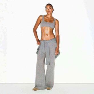 STRICK-BRALETTE MIT STRICKVERKLEIDUNG