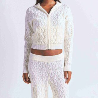 Strickhose mit geradem Bein
