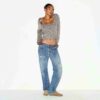STRICKPULLOVER MIT STRICKMUSTER UND STRICKMUSTER STRICKPULLOVER MIT STRICKMUSTER UND STRICKMUSTER