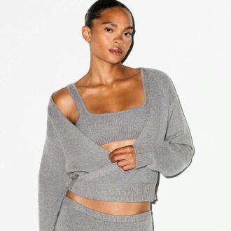 STRICKPULLOVER MIT STRICKMUSTER UND STRICKMUSTER