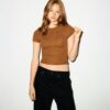 T-SHIRT AUS BAUMWOLL-RIPPEN T-SHIRT AUS BAUMWOLL-RIPPEN
