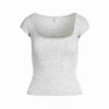 T-SHIRT AUS BAUMWOLLJERSEY MIT RUNDENAUSSCHNITT T-SHIRT AUS BAUMWOLLJERSEY MIT RUNDENAUSSCHNITT