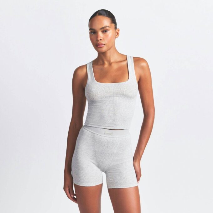 Tanktop aus Baumwollrippen, 3er-Pack Tanktop aus Baumwollrippen, 3er-Pack