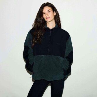TEDDY ÜBERGRÖSSERTER HALBREISSVERSCHLUSS-PULLOVER