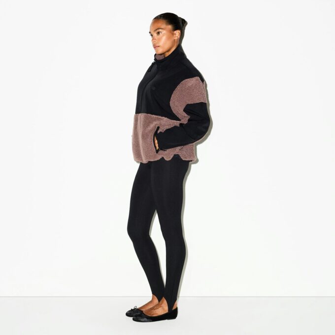 TEDDY ÜBERGRÖSSERTER HALBREISSVERSCHLUSS-PULLOVER TEDDY ÜBERGRÖSSERTER HALBREISSVERSCHLUSS-PULLOVER