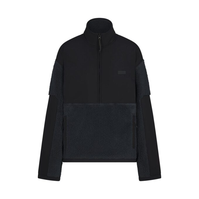 TEDDY ÜBERGRÖSSERTER HALBREISSVERSCHLUSS-PULLOVER