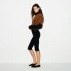 Teddy-Kurze Jacke mit Trichterkragen Teddy-Kurze Jacke mit Trichterkragen
