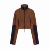 Teddy-Kurze Jacke mit Trichterkragen Teddy-Kurze Jacke mit Trichterkragen