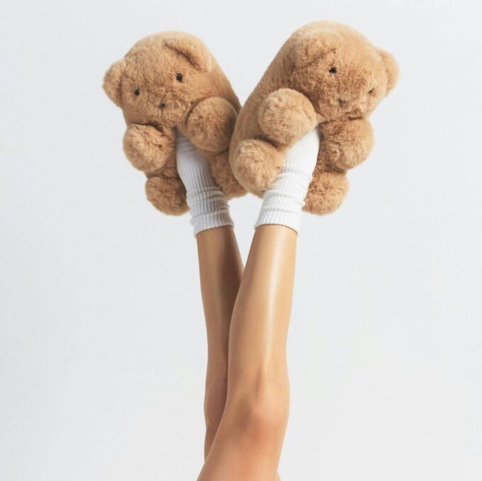 TEDDYBÄR-PANTOFFEL TEDDYBÄR-PANTOFFEL