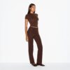 THE ESSENTIAL COLLECTION HOCHGESCHNITTENE PINTUCK-HOSE MIT GERADEM LEBEN THE ESSENTIAL COLLECTION HOCHGESCHNITTENE PINTUCK-HOSE MIT GERADEM LEBEN