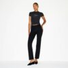 THE ESSENTIAL COLLECTION HOCHGESCHNITTENE PINTUCK-HOSE MIT GERADEM LEBEN THE ESSENTIAL COLLECTION HOCHGESCHNITTENE PINTUCK-HOSE MIT GERADEM LEBEN