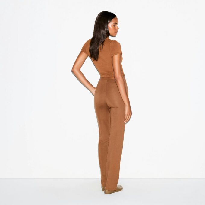 THE ESSENTIAL COLLECTION HOCHGESCHNITTENE PINTUCK-HOSE MIT GERADEM LEBEN THE ESSENTIAL COLLECTION HOCHGESCHNITTENE PINTUCK-HOSE MIT GERADEM LEBEN