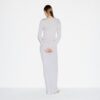 Transparente Henley-Jacke mit langen Ärmeln aus Modal Transparente Henley-Jacke mit langen Ärmeln aus Modal