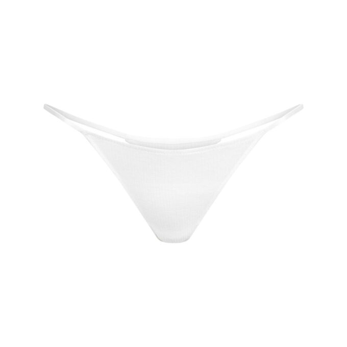 Transparenter Baumwoll-Rippstrick Transparenter Baumwoll-Rippstrick