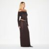 Transparenter, langer Modal-Rock Transparenter, langer Modal-Rock