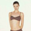 Transparenter Strick-Bralette Transparenter Strick-Bralette