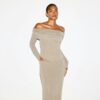 TRANSPARENTES MODELL-OFF-SHORTE-TOP TRANSPARENTES MODELL-OFF-SHORTE-TOP