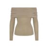 TRANSPARENTES MODELL-OFF-SHORTE-TOP TRANSPARENTES MODELL-OFF-SHORTE-TOP