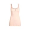 Transparentes Rippen-Minikleid Transparentes Rippen-Minikleid