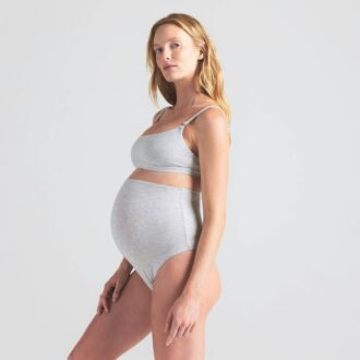 Umstands-Tanga aus Baumwolljersey mit hohem Bund